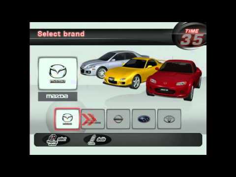 Wangan Midnight Maximum Tune 3DX+ Default car selection (Asia Version)