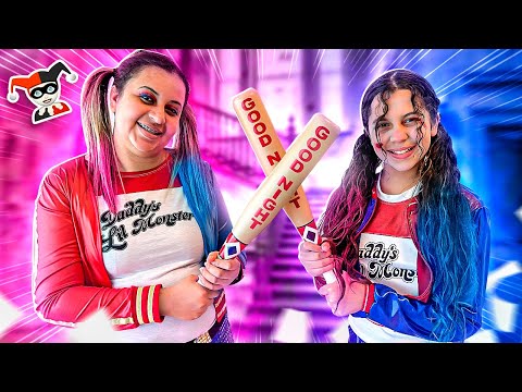 SARAH E A MAMÃE VIRARAM A ARLEQUINA POR UM DIA ! - Sarah de Araújo