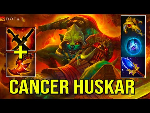 CANACER CARRY BUILD [ Huskar ] UNSTOPPABLE MONSTER - INSANE EARLY CARRY - GAMEPLAY