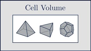 [CFD] Calculating the Cell Volume