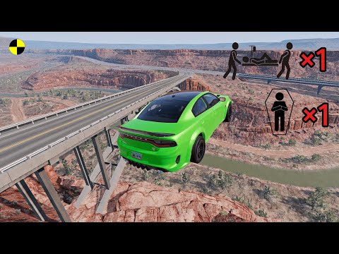 Realistic High-Speed Car Crashes in BeamNG.drive #63 | Ultra Detailed Crash Compilation