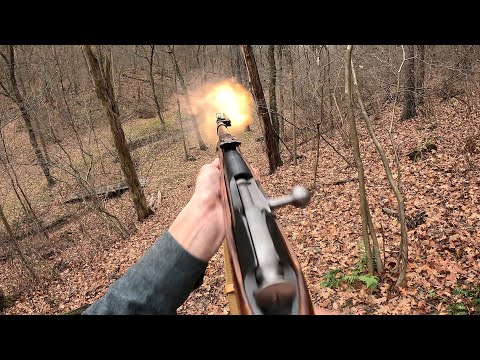 Mosin M44 Carbine POV Shooting Steel