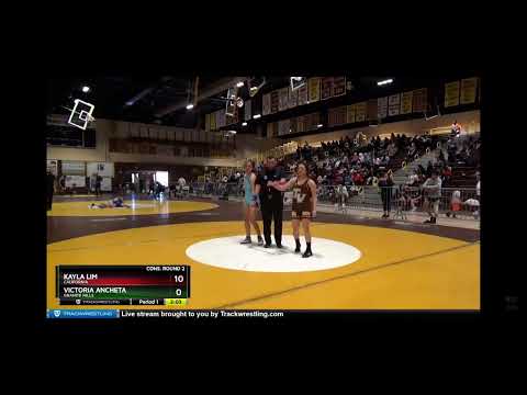 127 Lbs Cons. Round 2 - Kayla Lim @ Granite Hills, California 37ee