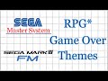 Sega Master System Game Over Themes
