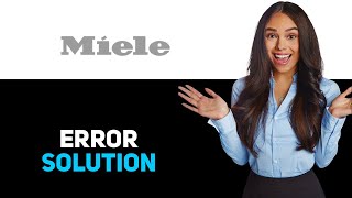 Miele Dishwasher Error Code F85 2025
