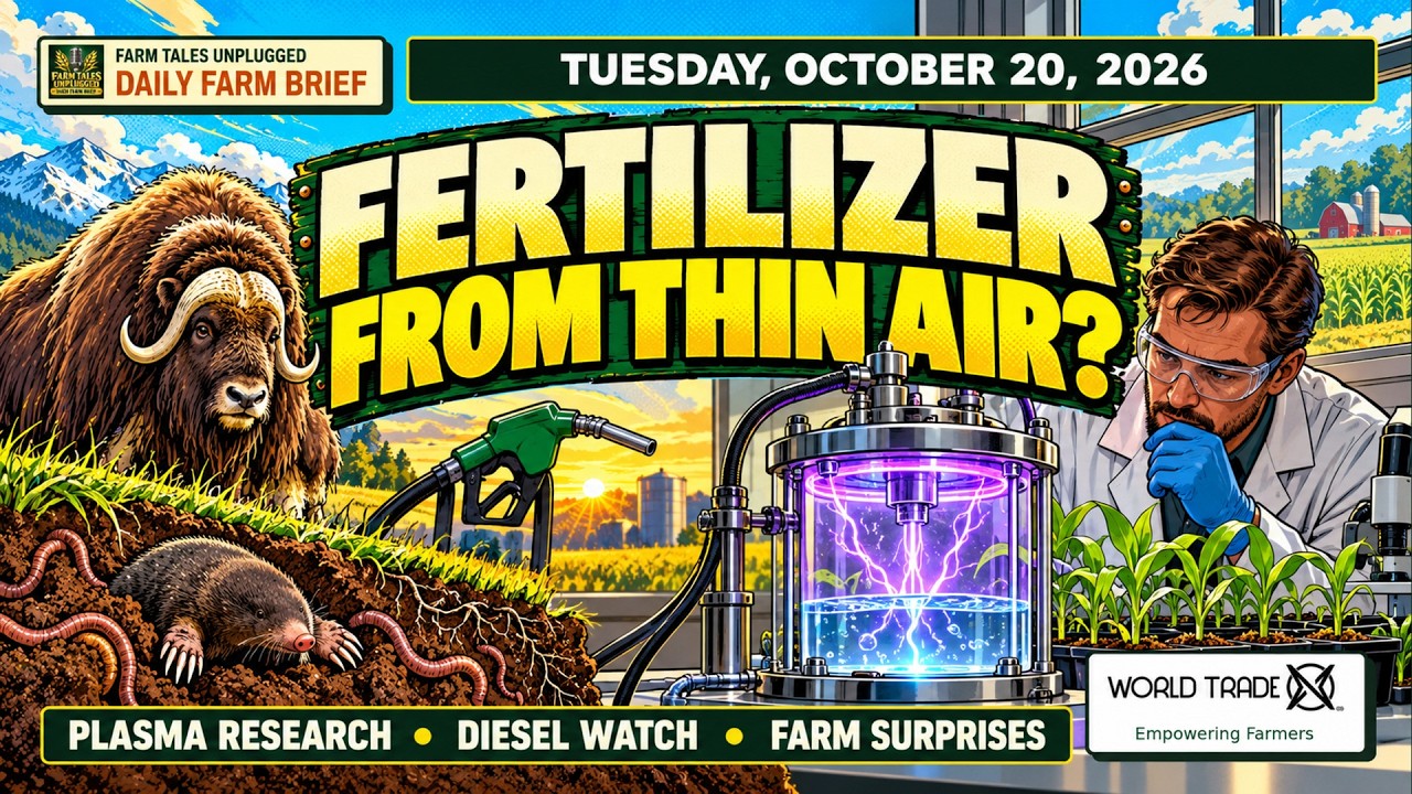 New BioFuel Rules, USDA Progress Update, Fertilizer made from Air, Diesel Prognosis, Hurricane Destroys Cotton | Daily Farm Brief