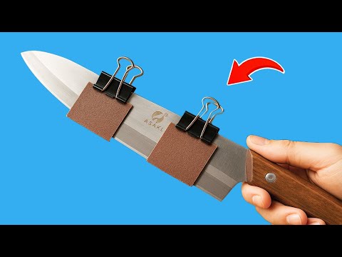 You Won't Believe It! The Secret Knife Sharpening Method of a Former Japanese Samurai.