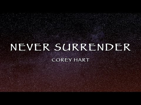 Corey Hart - Never Surrender (Lyrics)