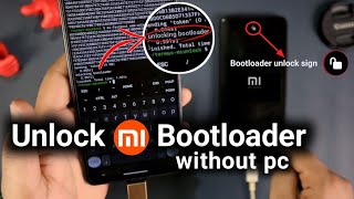 Unlock Bootloader without PC all Xiaomi devices || 💯 working method😉 ||