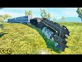 Steam train crashes BeamNG Drive