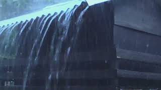 Best Rain Sounds for Sleeping | Real Heavy Rainstorm & Mighty Thunder on Tin Roof | White Noise