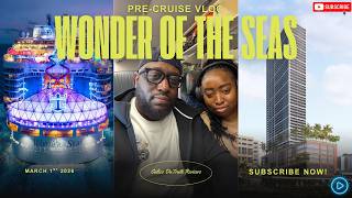 Pre-Cruise Wonder Of The Seas Vlog! |ATL TO MIA! | Gale Miami Hotel & South Beach Shenanigans!