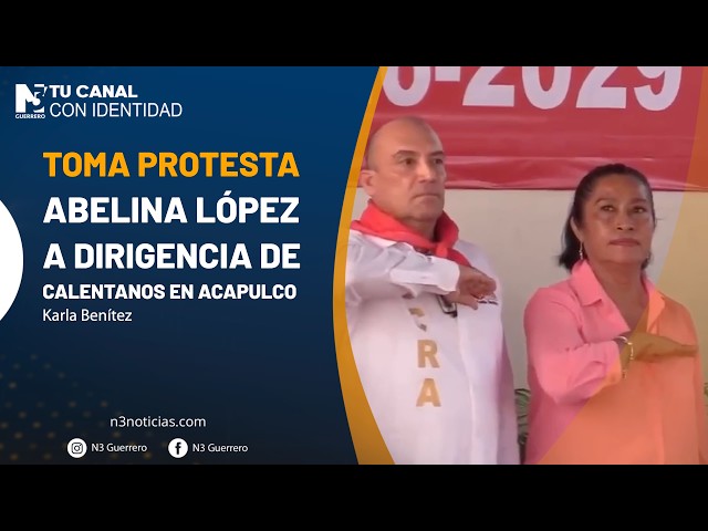 Toma protesta Abelina López a dirigencia de calentanos en Acapulco