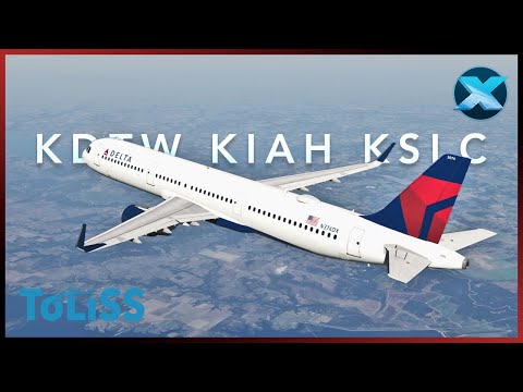X-Plane 11 LIVE! | A321 | KDTW - KIAH - KSLC