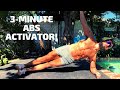 3-MINUTE BODYWEIGHT ABS ACTIVATOR!⁣⁣ | BJ Gaddour Core Workout Exercises Fitness Home Gym