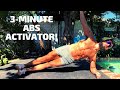 3-MINUTE BODYWEIGHT ABS ACTIVATOR! | BJ Gaddour Core Workout Exercises Fitness Home Gym