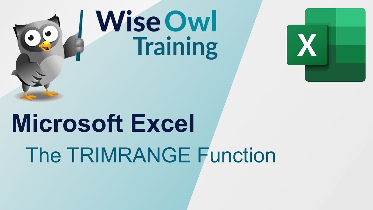 Excel - The TRIMRANGE Function