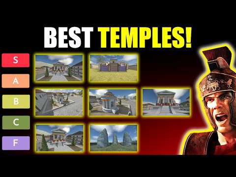 Ranking all TEMPLES - Rome Total War Tier List