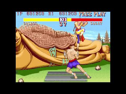 SF2 funnies - Sagat AI Tiger what? Street Fighter II Champion Edition funny clips and moments