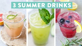 3 EASY Summer Cocktails