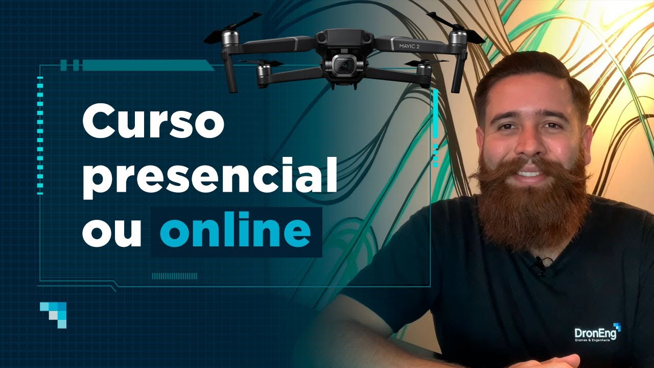Drone Minuto: Curso presencial ou online?