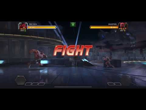 The Hulk vs deadpool  (marvel contest of champions