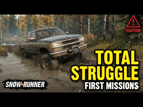 SnowRunner Gameplay Walkthrough Part 1 - Completing the First Missions