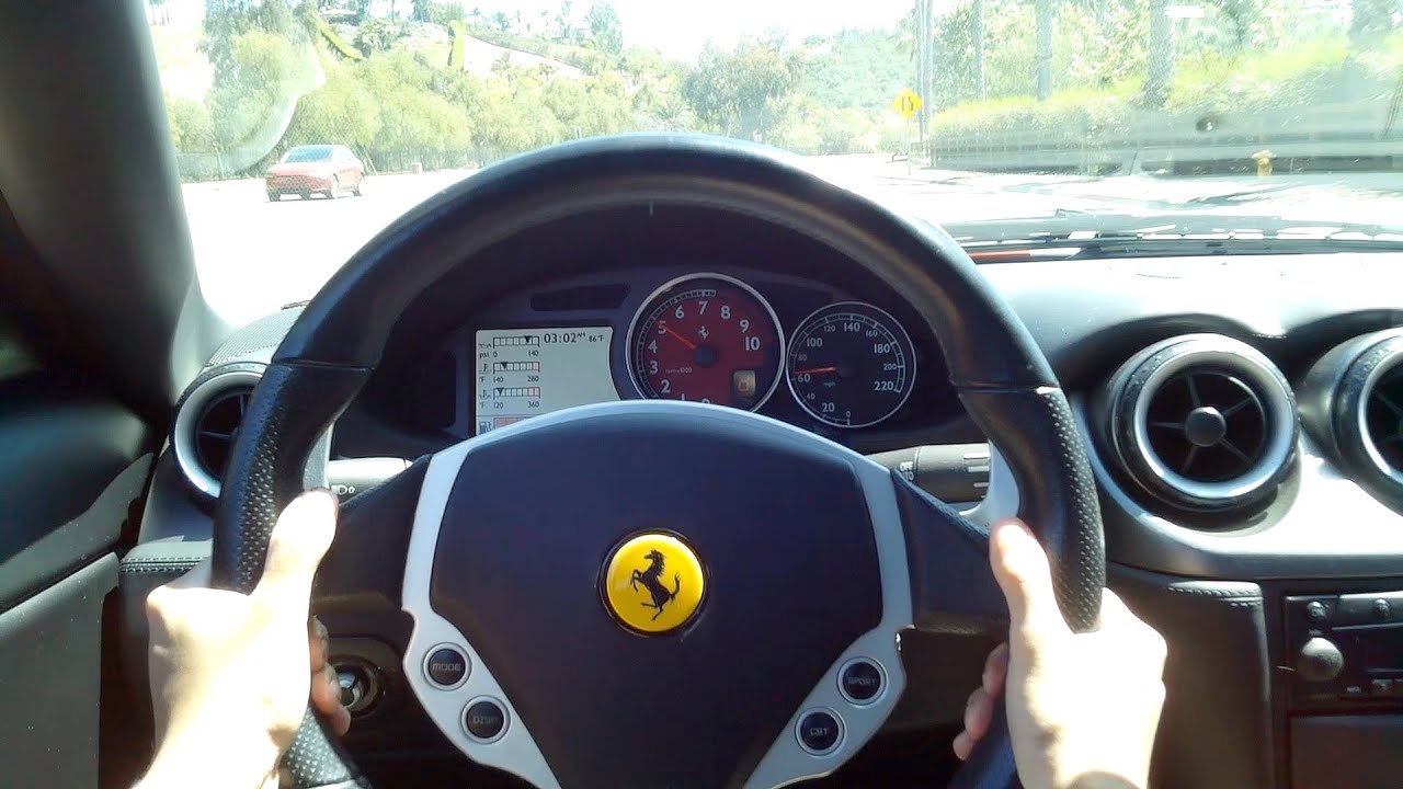 V12 Ferrari 612 POV Drive Review - 600HP