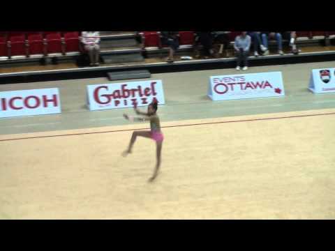 Diana Noskova Free Novice 2013 Jusco RGC Canadian Championships
