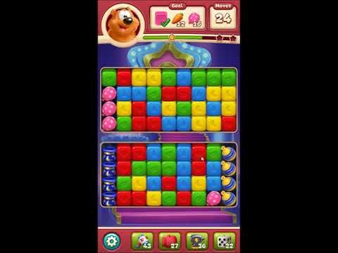 Toon Blast Level 2466 - NO BOOSTERS 🐻🐺🐱 | SKILLGAMING ✔️