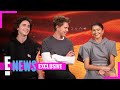Dune 2 Zendaya Timothée Chalamet Talk Falling IN LOVE On Screen Exclusive E News