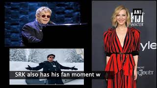 WEF 2018: Shah Rukh Khan has a fan moment with Elton John, Cate Blanchett