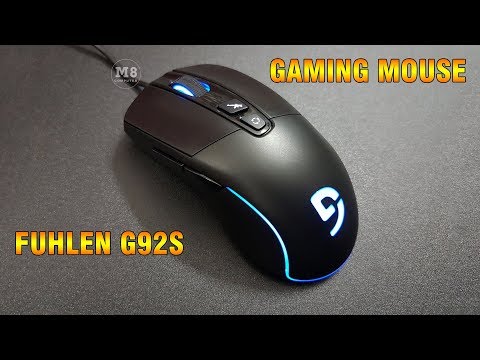 Chuột Fuhlen G92S Chuyên Game, LED RGB, Max 6000 DPI