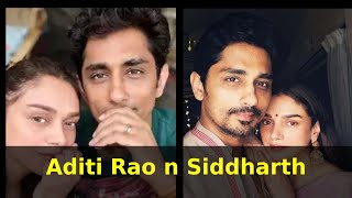 Aditi Rao Hydari and Siddharth Engagement pics