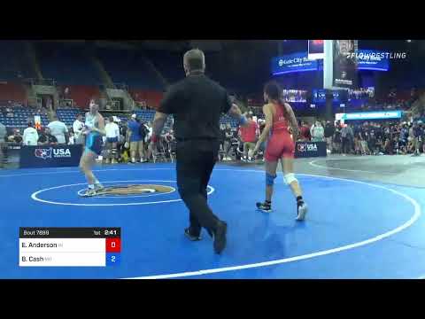 112 Lbs Consi Of 32 #1 - Emily Anderson, Indiana Vs Baillee Cash, Missouri 10c5