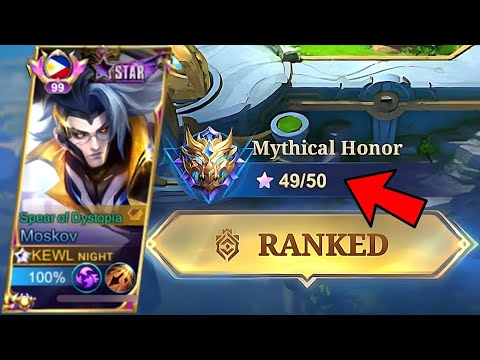 MY LAST MOSKOV GAME BEFORE MYTHICAL GLORY! BEST BUILD TO DOMINATE SOLO RANKED GAME!