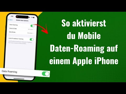 So aktivierst du Mobile Daten-Roaming auf einem Apple iPhone | Deutsch
