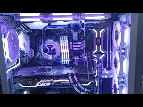 Corsair 5000D Airflow Purple Snow build