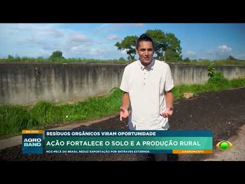 Ação com resíduos orgânicos fortalece o solo e a produção rural