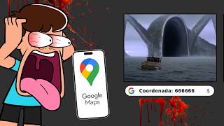 I found the SCARY SEA EATER MONSTER on GOOGLE MAPS!