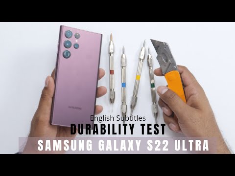 Is the S Pen IP68 ? Samsung Galaxy S22 5G Ultra Durability Test | English Subtitles