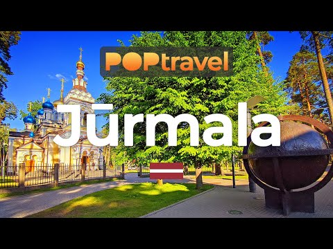 Walking in JURMALA, Latvia - Baltic Beach Vibes - 4K