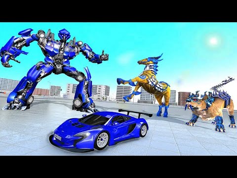 US Police Multi Robot Jet Drone Transform War Game 2021 - Android Gameplay