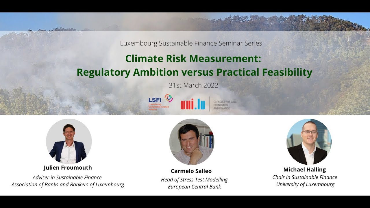 Climate Risk Measurement: Regulatory Ambition versus Practical Feasibility