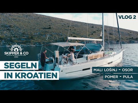 Sailing trip Croatia - Vlog 2 | Mali Lošinj - Osor - Pomer | Charter yacht "Stella" Dufour 412 GL