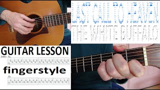 LAST CALL TO HEAVEN - THE WHITE BUFFALO fingerstyle GUITAR LESSON