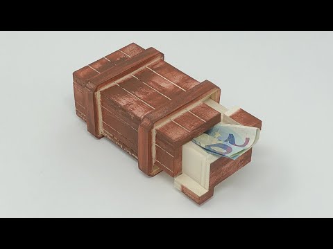 Geschenke Trickkiste aus Holz