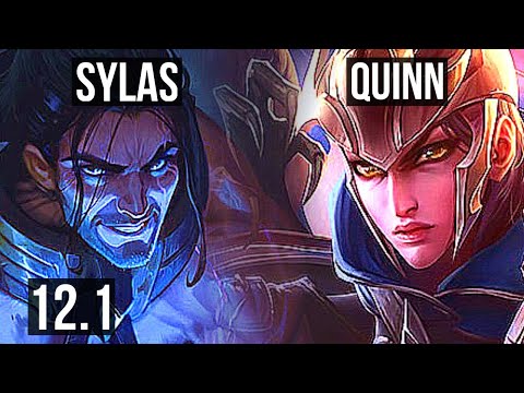 SYLAS vs QUINN (TOP) | 66% winrate, 6 solo kills, Dominating | EUW Diamond | 12.1