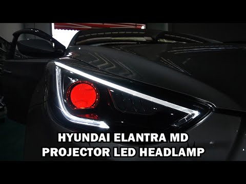 Hyundai Elantra MD Projector LED Headlamp