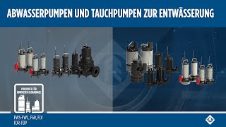 Überblick Drainage- und Abwasserpumpen